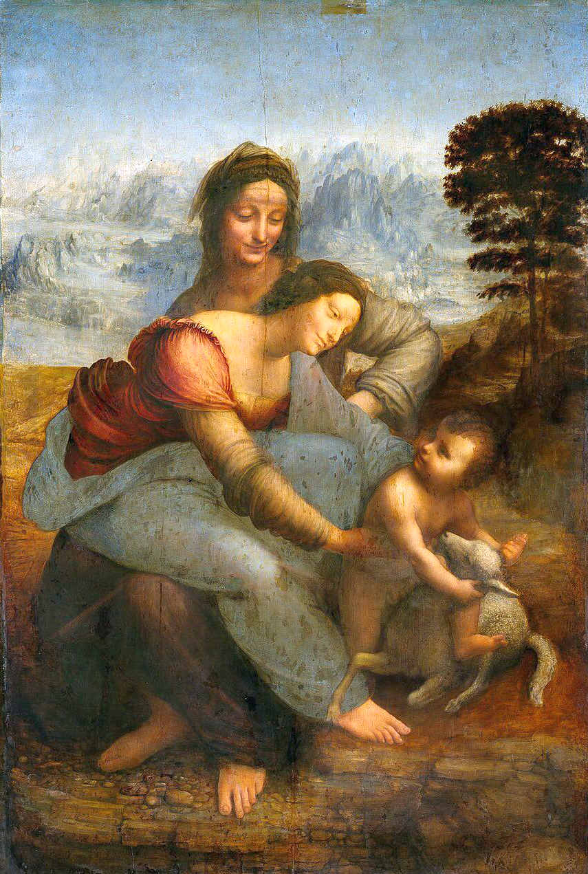 Leonardo da Vinci – The Virgin and Child with Saint Anne